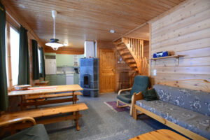 Living room and kitchen Ylläs-Niiles
